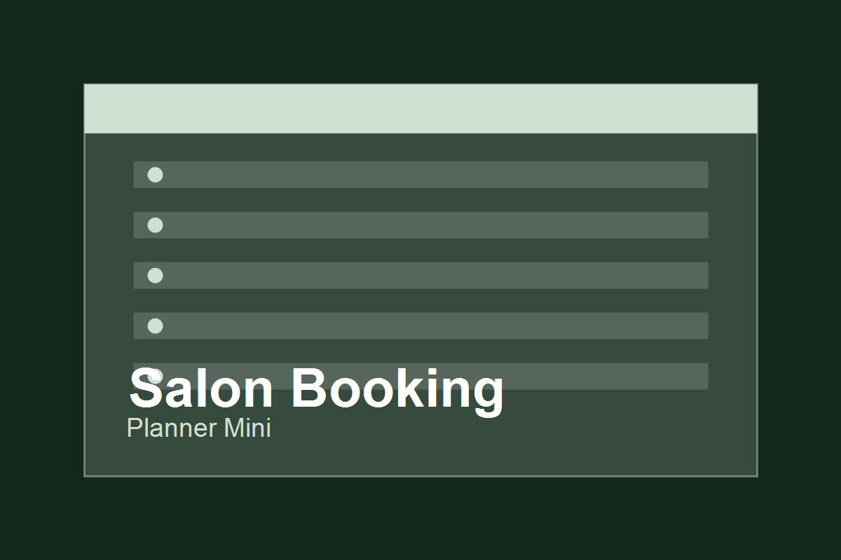 Salon starter preview