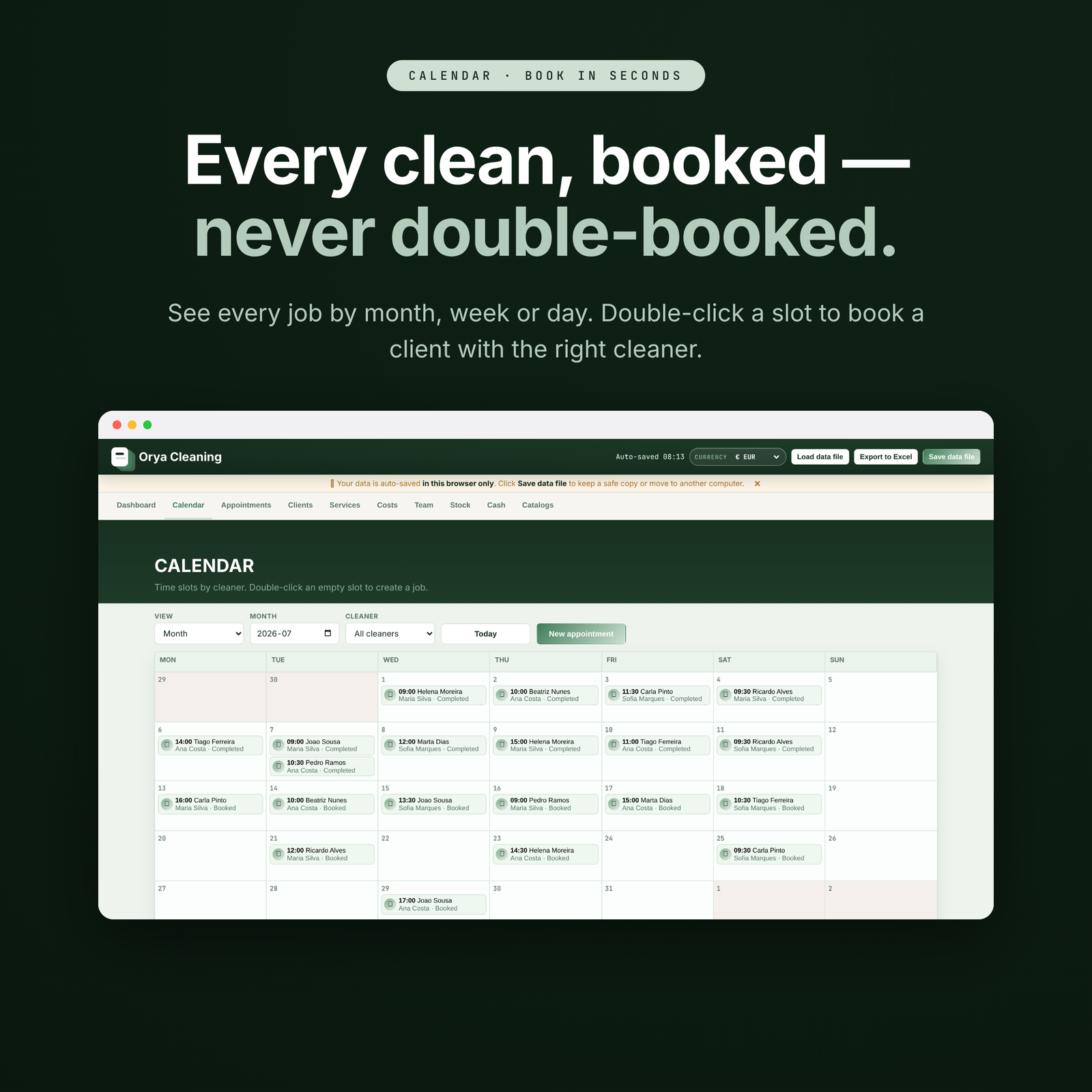 Cleaning Business Manager | Gestor para Empresa de Limpezas