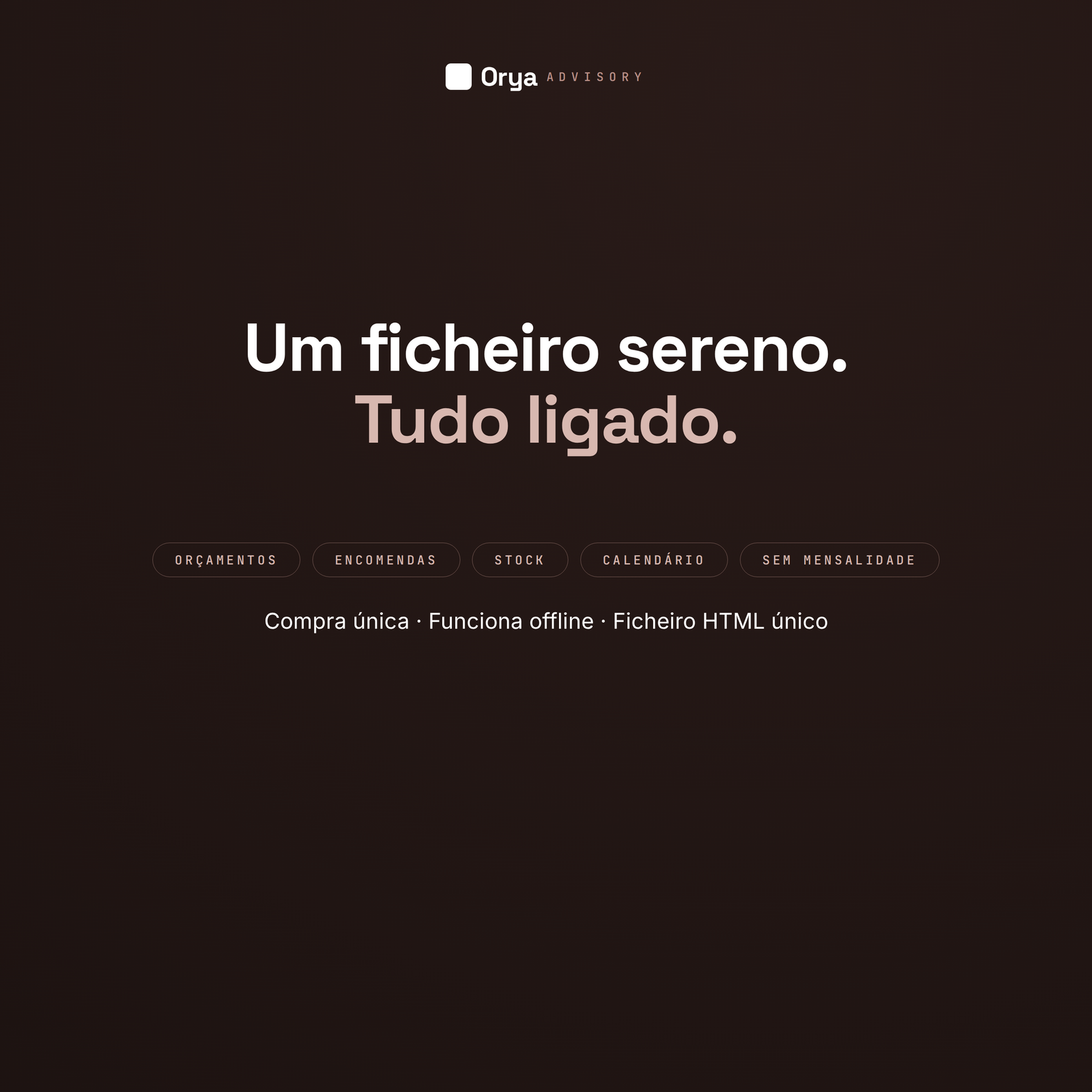 Software para Caixilharias - Orçamentos, Obras e Stock