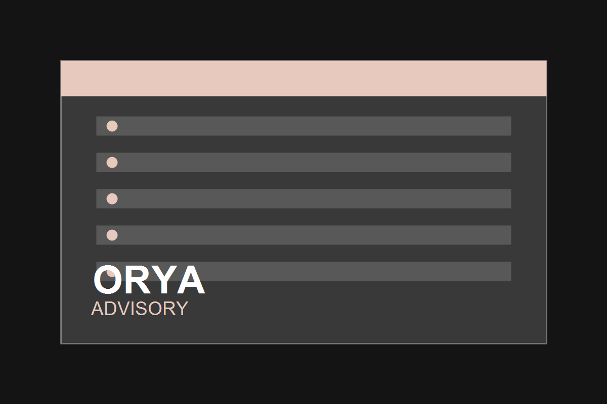 Orya Advisory logo